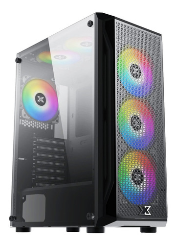 Imagen 1 de 10 de Gabinete Gamer Xigmatek Gaming X 6 Fanes Argb Controladora