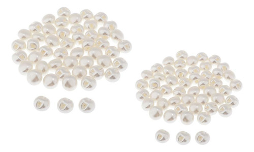 100 Piezas Botones De De Imitación Plástico 10mm