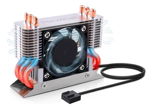 Newhail Disipador De Calor Ssd M.2  De 12 V Con Ventilador .