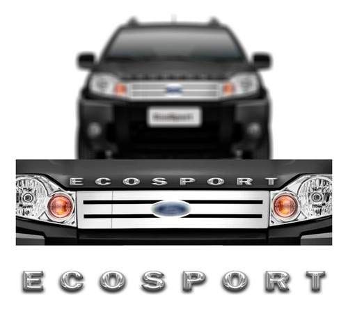 Emblema Letreiro Capô Ford Ecosport Cromado