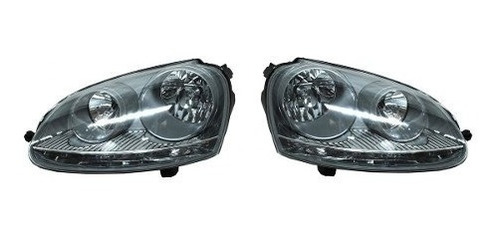 Par Juego Faros Volkswagen Bora 2005 - 2010 Fondo Gris Tyo