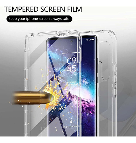Para Tcl 20 Pro 5g Proteção À Prova De Choque 360 Graus E339