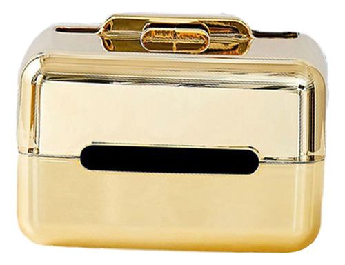 Caja De Pañuelos Titular De Pañuelos Faciales Dorado