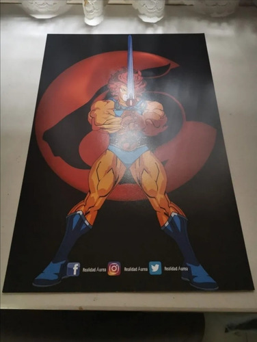 Póster Con Marco De Los Thundercats Con Realidad Aumentada