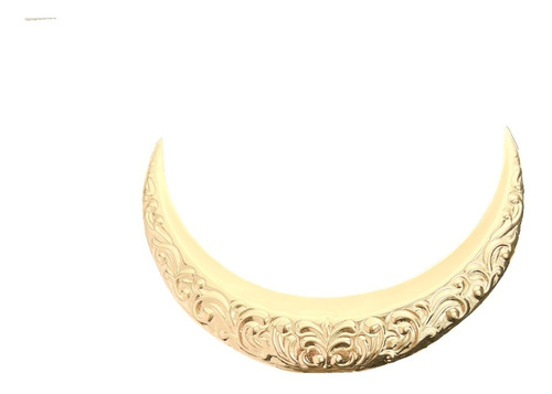 Luna Bañada En Oro 16cm Accesorios Imagenes Religiosas 