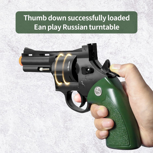 Toy Revolver Yhwslyz Eva Soft Bullets Cap Gun W/ 24 Bullets