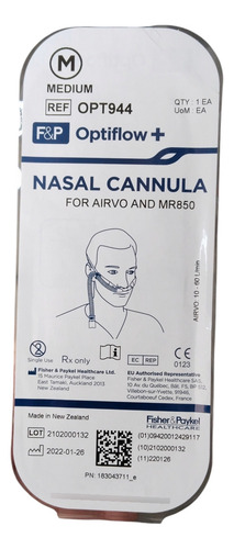 Canula Nasal Para Oxigeno Alto Flujo Tamaño Mediano