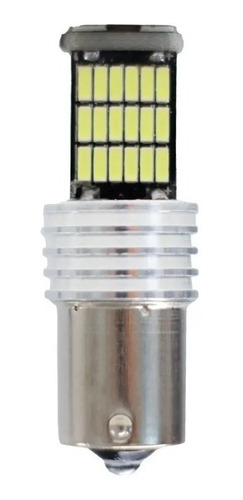 Imagen 7 de 10 de Par Luz Lampara Led Canbus P21w 1 Polo 45 Led Blanco 12v 24v