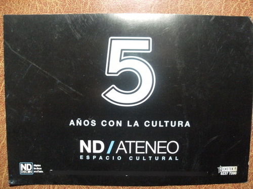 Entrada Teatro The Casero Experimendo Nd Ateneo 13-10-07