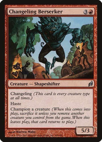 Magic Changeling Berserker Lorwyn (Usado)