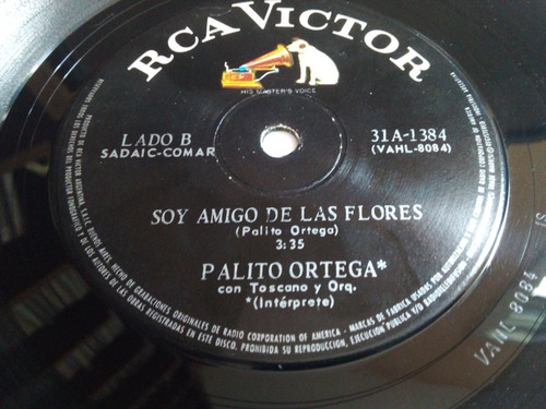 Simple - Palito Ortega - La Chevecha/soy Amigo De Las Flores