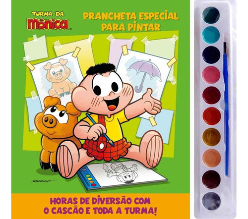 Libro Turma Da Monica Prancheta E P Pintar Cascao De Editora
