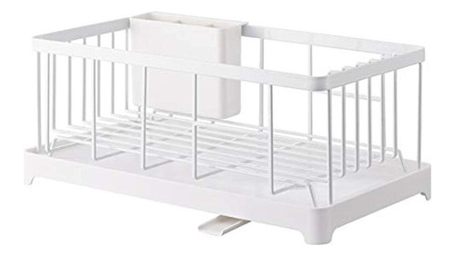 Yamazaki Home 2875 Tower Wire Dish Dish Rack Blanco