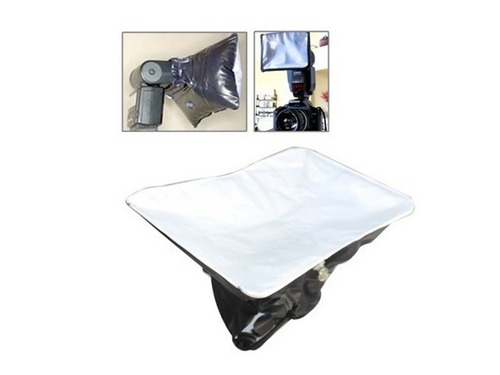 Imagen 3 de 10 de Softbox Difusor Para Flash 15 X 23cm Inflables Universa