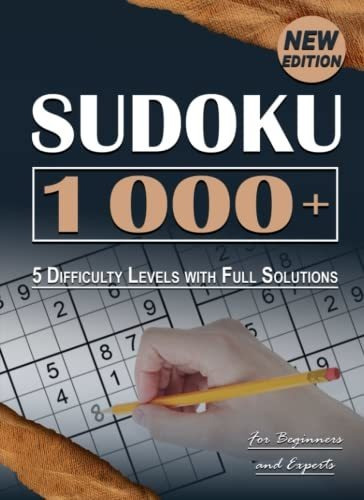 Book : 1020 Sudoku Puzzles For Adults Sudoku Puzzle Book Fo