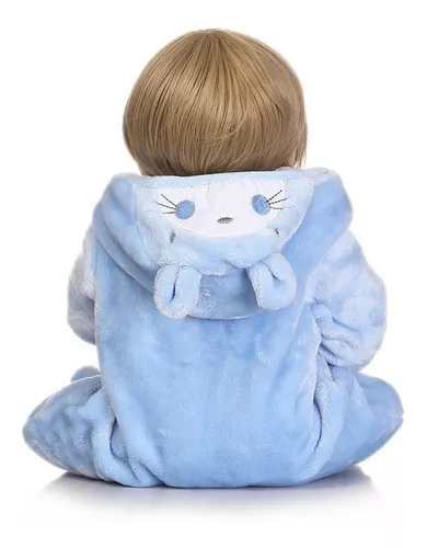 Bebe Reborn Menino 100% Silicone 57 Cm - Gael - Full