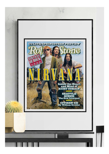 Nirvana Rolling Stone Cover Poster (30 X 45 Cms)