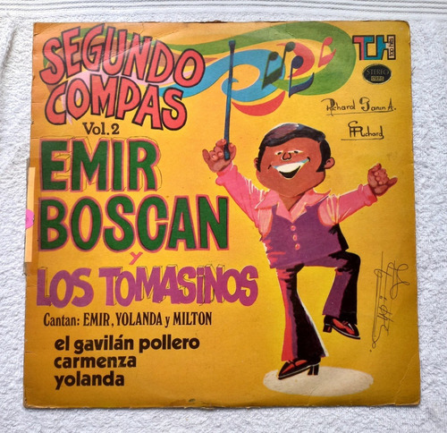 Emir Boscan, Segundo Compas, Lp, Disco Vinilo, Acetatos