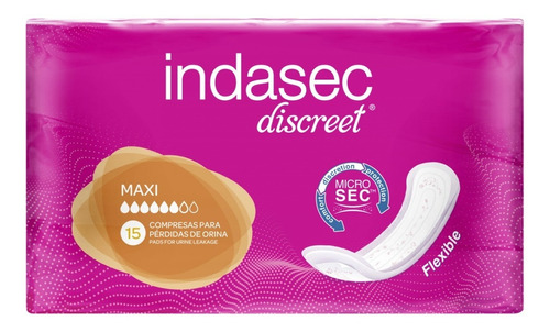 Indasec Discreet Maxi X 15