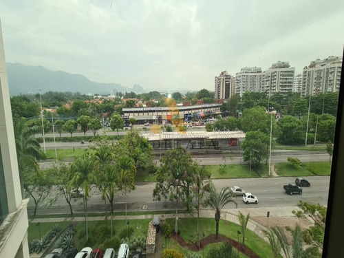 Imagem 10 de 21 de Barra Da Tijuca - Av. Das Americas - Condominio Sunplaza - Maravilhoso Conjunto De 2 Salas Com 40m² - Loc5460m - 68779160