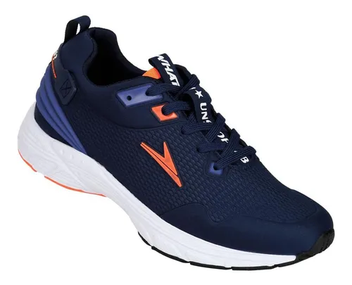 Tenis Casual Hombre Whats Up Marino 06903527 Textil