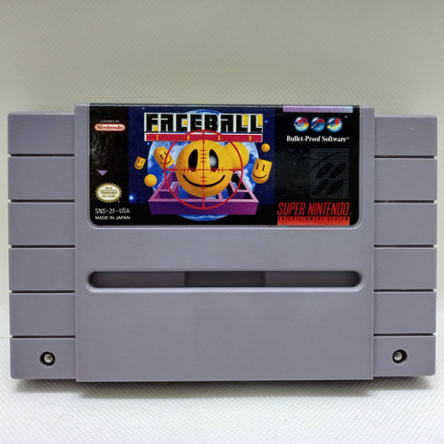 Faceball 2000 Original Para Super Nintendo