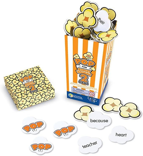 Learning Resources Pop For Sight Words 2 Game, Homeschool, E
