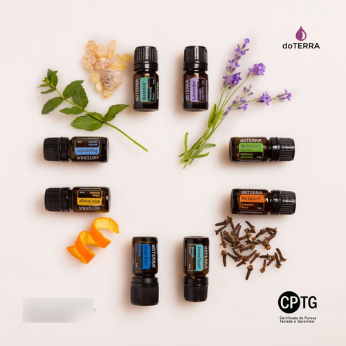 Kit Doterra Aromatouch con 8 aceites esenciales y 1 aceite de coco