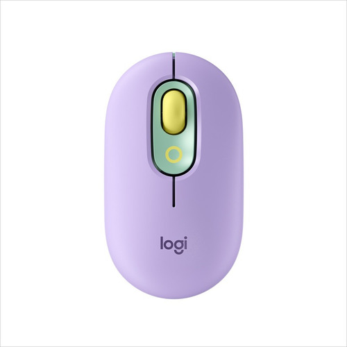 Mouse Inalámbrico Bluetooth Logitech Pop Sensor Óptico Color Violeta