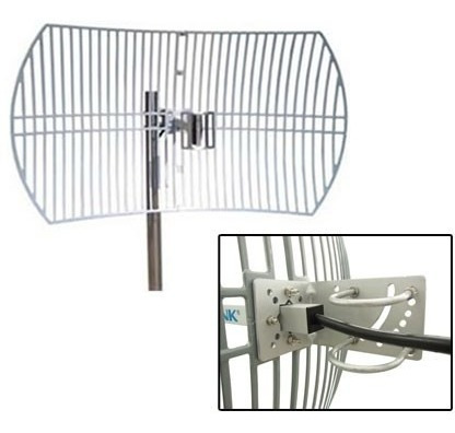 Antena Grid Grilla 24 Dbi 15 Km Alcance Internet Profesional