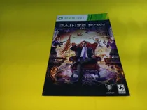 Comprar Manual Original Saints Row 4 Xbox 360