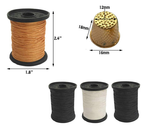 Juego De 20 Agujas De Coser Mano + Hilo De Tapicería +...