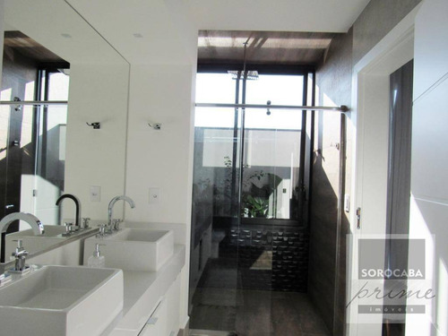 Imagem 24 de 30 de Espetacular Sobrado Com 4 Suítes À Venda, 368 M² Por R$ 2.100.000 - Alphaville Nova Esplanada Iii - Votorantim/sp, Próximo Ao Shopping Iguatemi. - So0154