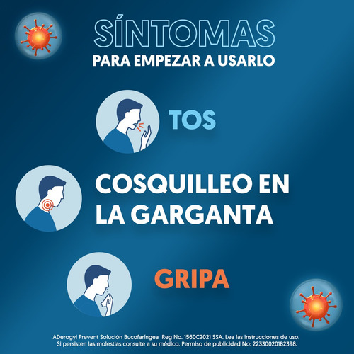 Aderogyl Prevent Enfermedades Respiratorias Solución De 20ml