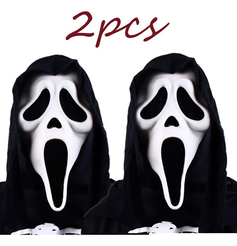 Máscara De Terror Halloween Ghostface Scream Cosplay Killer,