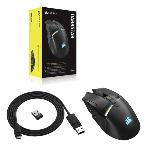 Mouse Sem Fio Para Jogos Corsair Darkstar Rgb 26.000 Dpi
