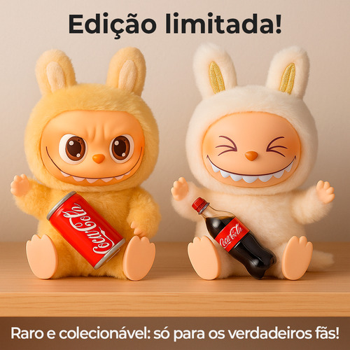 Boneco Labubu X Coca-cola Pop Mart Edição Limitada