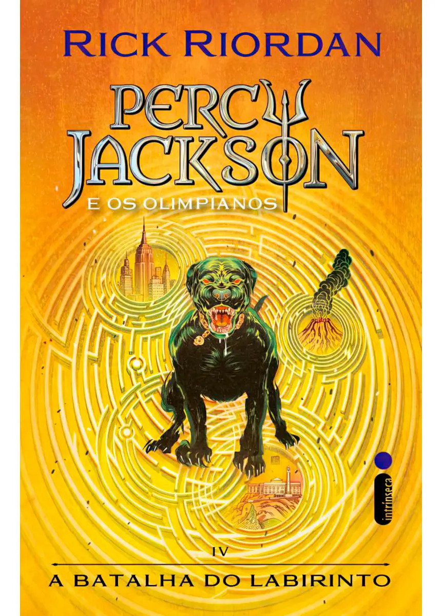 Livro A Batalha Do Labirinto - Série Percy Jackson E Os Olimpianos Vol. 4, de Rick Riordan. Editorial Intrínseca, capa mole, edição regular em português, 2023