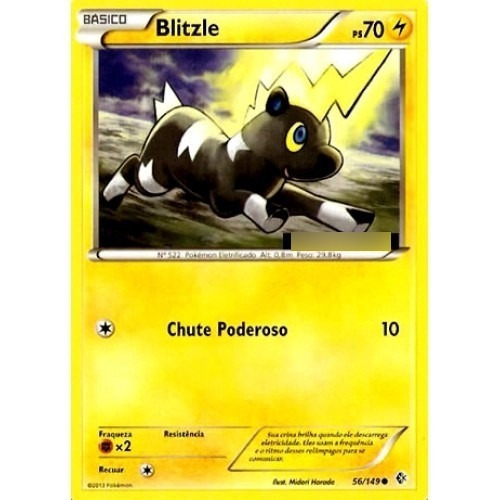 Blitzle - Pokémon Elétrico Comum 56/149 - Pokemon Card Game