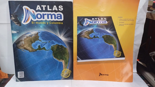 Atlas Norma El Mundo Y Colombia  Con Libro De Trabajo 