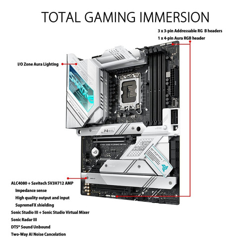 Asus Rog Strix Z690-a Gaming Wifi D4 Lga1700(intel® 12th ...