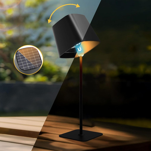 Lámpara Solar De Mesa Magnética, Regulación Continua De 3 Co