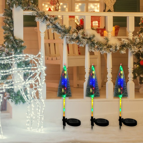 Lámpara Solar Para Árbol De Navidad P Outdoor, Funciona Con