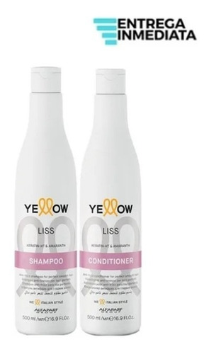 Kit Liss Yellow Shampoo Acondic - mL a $169