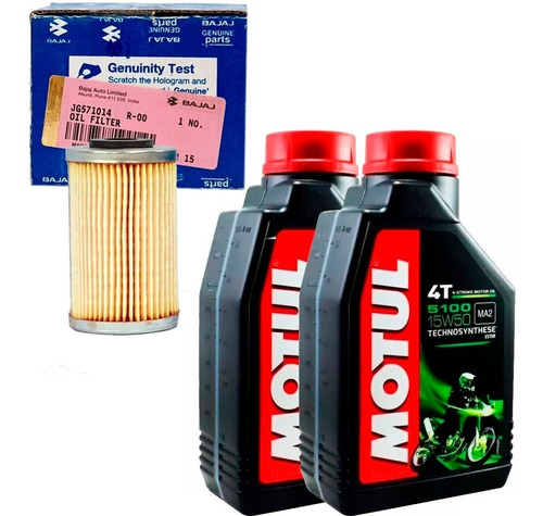 Kit Service Dominar 400 Motul 5100 + Filtro Aceite Orig **