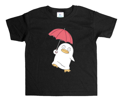 Remera Negra Niños Gintama R11