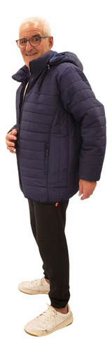 Campera De Hombre Inflable Forrada Con Polar Talles Grandes