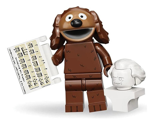 Figura Rowlf El Perro Lego 71033 The Muppets 