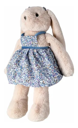 Conejo Beige De Felpa Ultrasuave Con Vestido 30cm Miniso Cuotas