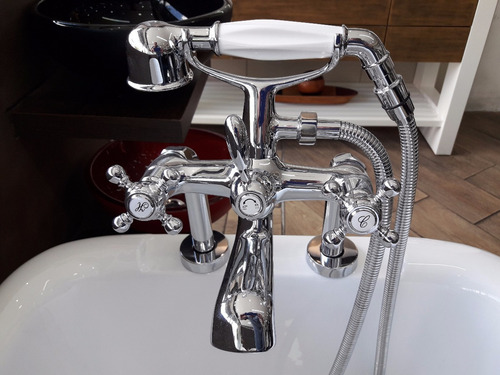 Imagen 5 de 10 de Bañera Tipo Antigua Patas Leon 170 X 75 Llenado + Duchador